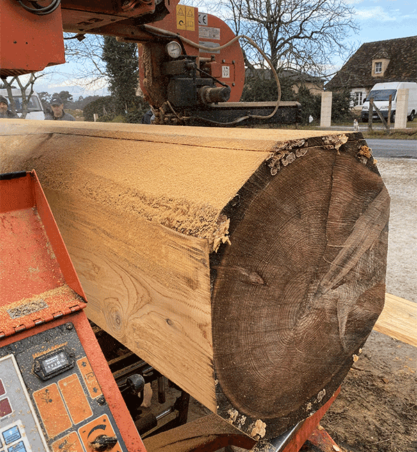 Scierie mobile à Périgord 